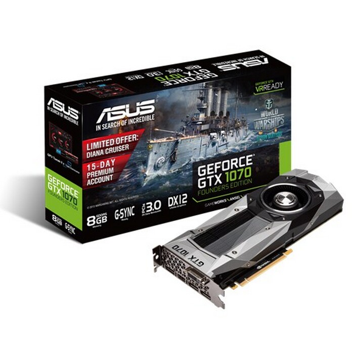 ASUS GTX 1070 Founders Edition